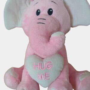 PINK ELEPHANT SOFT PLUSH 10" STUFFED ANIMAL